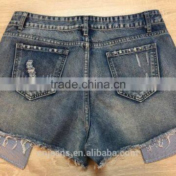 GZY Latest Summer High Waist Women Denim Shorts photo-6