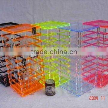 Rotating Jewelry Display Stand Acrylic Jewelry Display Showcase