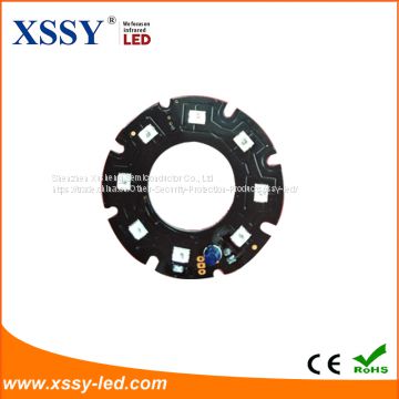 Infrared IR 8 LED Board Plate 850nm CCTV IR LED Board Manufacturer