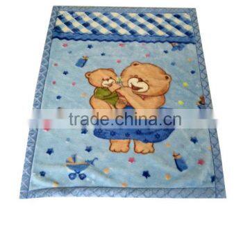 Top Selling Factory Wholesale OEM Baby Soft Raschel Blanket