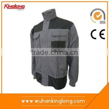 100%Cotton Twill Jackets Khaki and Black Workwear Clothing photo-4