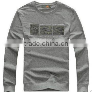 The New 2017 Spring Small Unlined Upper Garment of Han Edition Fleece Personality Render Men Long Sleeve T-shirt Unlined Upper photo-3