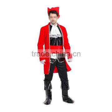 2016 High quality Red Christmas Party Clown Adult Men Costumes