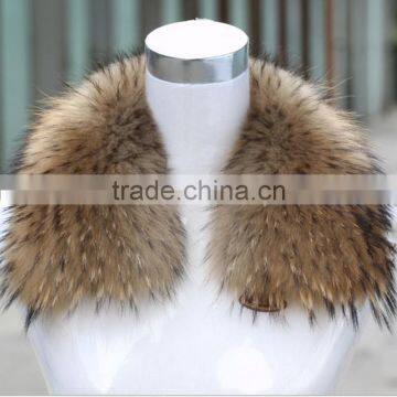 Myfur Wholesale Price Raccoon Fur Trim Customized Color and Size Garment Hood photo-3