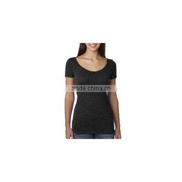 Next Level Apparel Ladies' Tri-Blend Scoop Tee - Made From Pre-shrunk 50% Polyester, 25% Cotton and 25% Rayon. photo-3