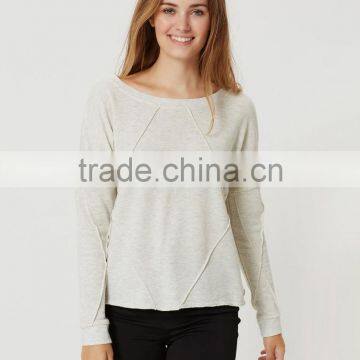 2016 Winter Wholesale Women Long Sleeved Sweat100% Cotton Plain Cheap Fleece Hoodie photo-5