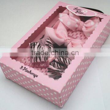 3pcs Baby Headband Gift Set, Newborn Baby 3pcs Headband Gift Set photo-3