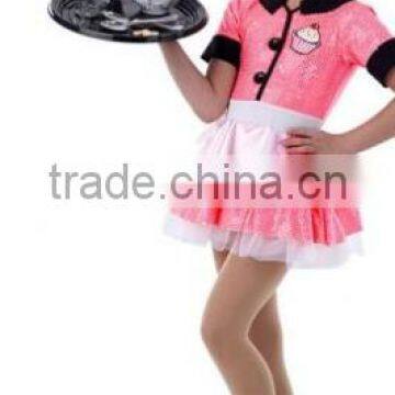 2014- -teen waiter dance jazz costume suit- dashing girl waiter dance wear -child&adult--dashing kid dancedwear