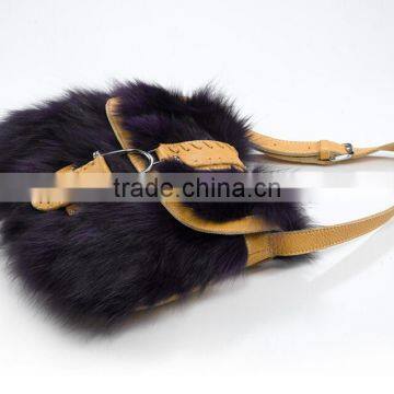 Fox Fur Tote Bag, Fox Fur Bag, Mink Fur Bag photo-6