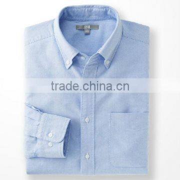 Long Sleeve Oxford Men casual Shirt