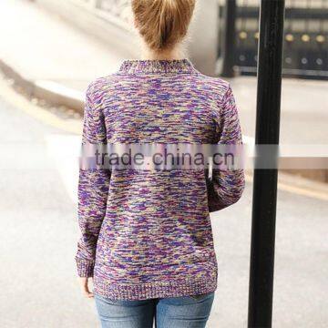 2017 Christmas no Button Knit Design Hand Made Women's Cardigan for Winter photo-4