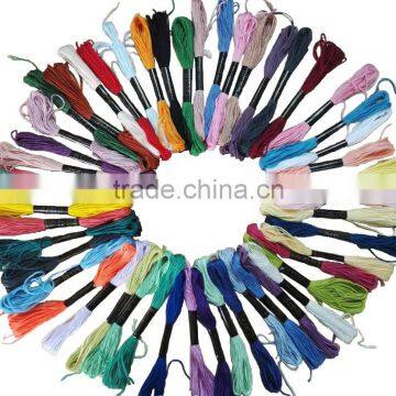 New arrival 50 Different Colors Anchor Cross Stitch Cotton Sewing Skeins Embroidery Thread Floss Thread