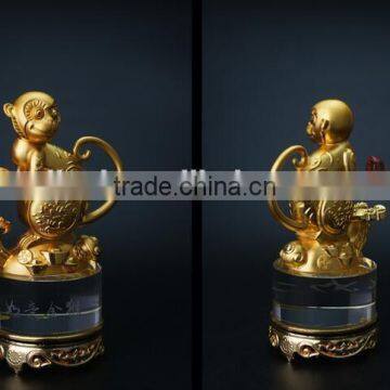 High Quality Beautiful Gold Plated MONKEY TROPHY FOR BUSINESS GIFT photo-5