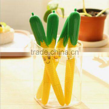 Cute Novel Cartoon Corn Cob Shape Promotional Gel Pen for School Kids photo-2