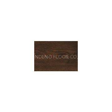 Dark grey oak HDF 7mm Laminate Flooring for Market , embossed wood grain floors