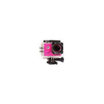 Pink 1.5 Inch WIFI Full HD 1080P Underwater Sports Camera / DV Drift Action Cameras