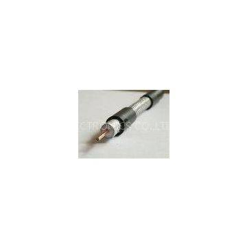 PE Jacket RG11 CATV Coaxial Cable 1CCS with 60% AL Braid for Outdoor