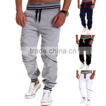 Men's Contrast Color Striped Leisure Sport Pants Outdoor Jogger Trousers