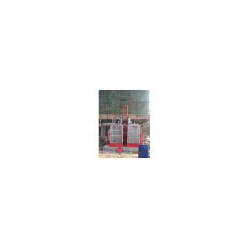 OEM 36 m / min Twin Cage SC200 Construction Hoist Elevator for Building