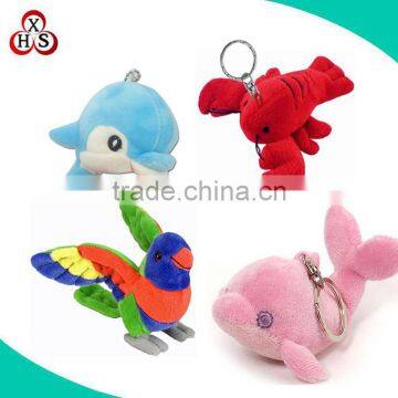 custom soft plush animal keychain stuffed toys in high quality