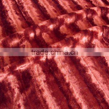 Stripe Velvet Fabric 100% Polyester