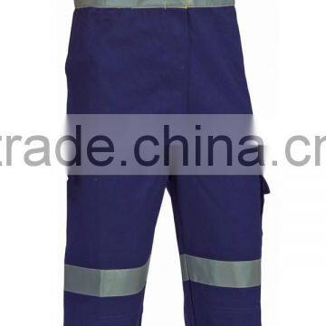 Waterproof Mens Workwear Trousers With Reflective Strap