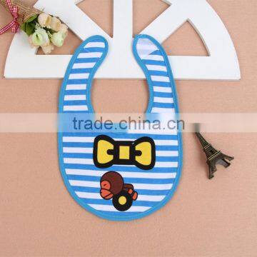 low price high quality cotton front eva backing waterproof plastic bib