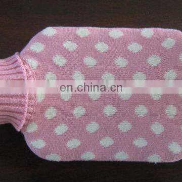 fashonal pretty elegant warm soft jacquard knit hot water cover