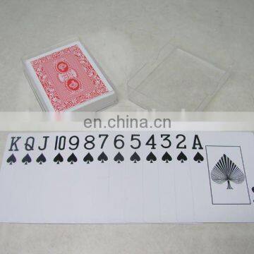 High quality top sale 100% Plastic playing cards