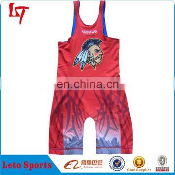 Men high quality extrended custom wrestling singlet wrestling jersey custom wrestling suit