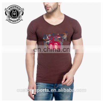 Custom t shirt printing for man in china