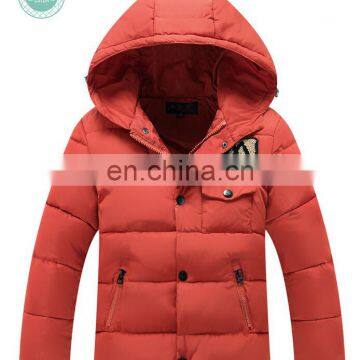 Boy's Padded Jacket with hood Nylon fabric Jacket Nylon Jacket Winter Jacket and cotton filling Jacket with zipper and hood