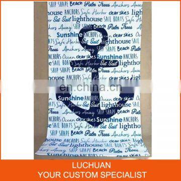 Eco-Friendly Custom Cotton Beach Towel For Promotion