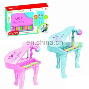 HIgh quality Cheap colorful musical Paino toys with Microphone