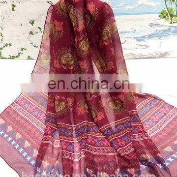 2016 woman india silk hijab shemagh custom shawls pashminas scarf