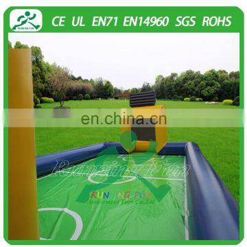 2015 inflatable sport game inflatable football field inflatable playground game