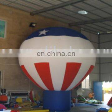 Inflatable balloons, cold air balloons, rooftop, American patriotic balloon