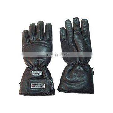 HMB-2031, COWHIDE LEATHER RIDING GLOVES BIKER RACING STYLE