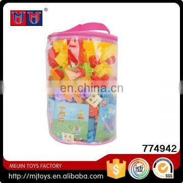 Meijin Hot Selling Colorful Plastic Building Blocks Play Set for Kids