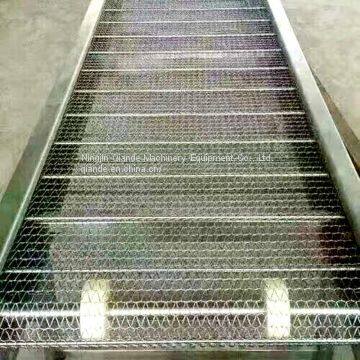 Food stainless steel mesh belt conveyor varieties