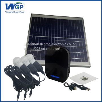 multi-use solar appliances portable mini lithium ion battery solar generator system for home