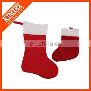 2015 unique wholesale red christmas santa stocking