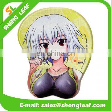 Hot sale Gel mouse pad with wrist rest support
