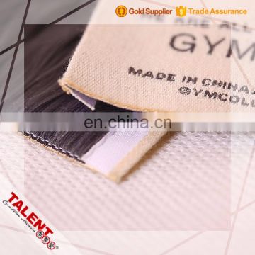 custom fashion garment high density private woven main labels for clothing