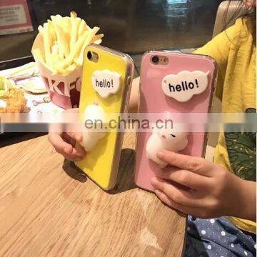 Squishy Case Kneading Soft Silicone Finger Pinch Mobile Phone Protective Cover For Iphone6/6s/7