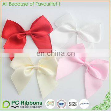 Sedex Factory 2016 Customized Gift Wrapping Polyester Ribbon Bow with elastic loop