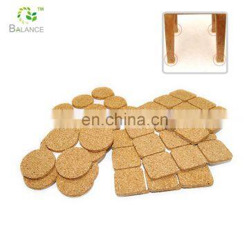 adhesive cork furniture pads magic table feet cork pads