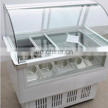 China Brands Front Glass Window Refrigerator Display Show Case/ Glass Window Ice Cream Display Cabinet photo-2