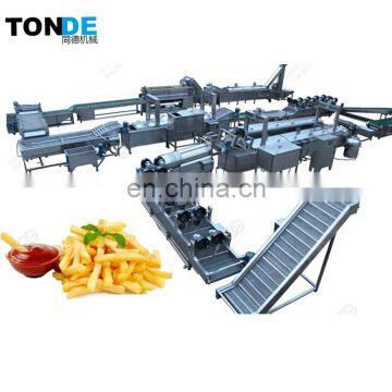 High Capacity Potato Chips French Fries Production Line Frozen French Fries Making Machines