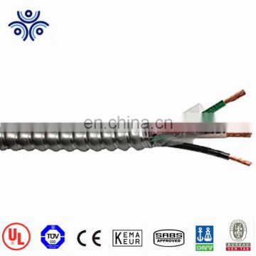 UL certificate 0.6/1kv 3*12AWG AC90 metal-clad cable ,mc cable